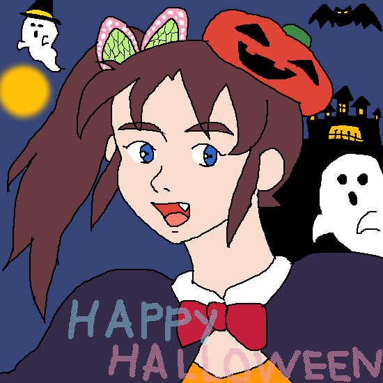 Happy　Halloween by きょうこ 550x550 - 名作@お絵かき広場Ⅲ